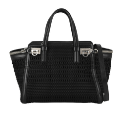 Small Verve Tote, Leather, Black, MII, S, 2*